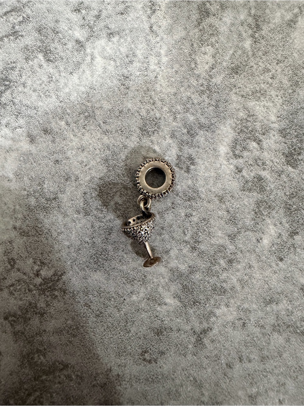 Sterling Silver Martini Glass Pandora Charm